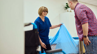 Individual Support bed folding